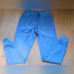 Light Blue Drawstring Jogger Pants XXS
